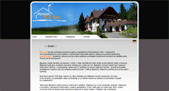 Desktop Screenshot of pensionholubec.cz