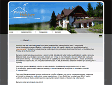 Tablet Screenshot of pensionholubec.cz